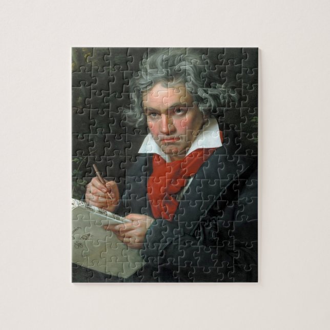 Puzzle Portrait de Ludwig van Beethoven (Vertical)