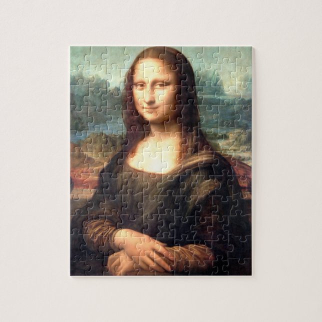 Puzzle Portrait de Mona Lisa Jigsaw de Léonard de Vinci (Vertical)