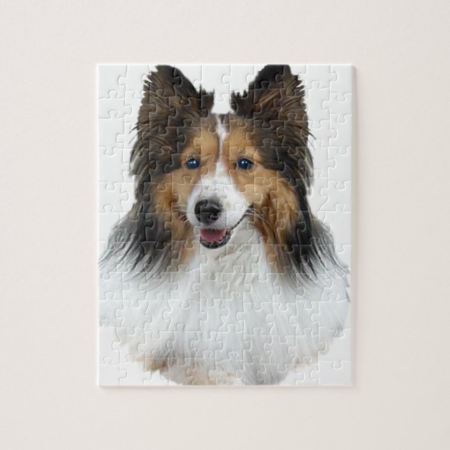 Puzzle Portrait de Sheltie (Vertical)