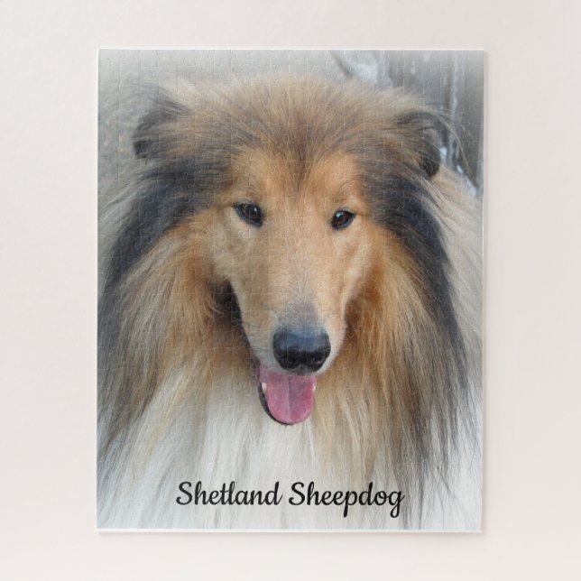Puzzle Portrait de Shetland Sheepdog (Vertical)