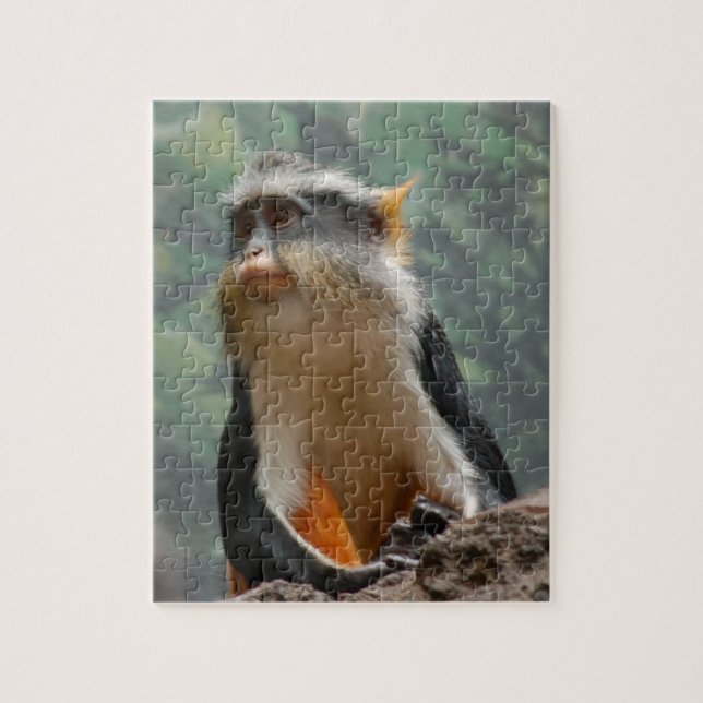 Puzzle Portrait de singe (Vertical)