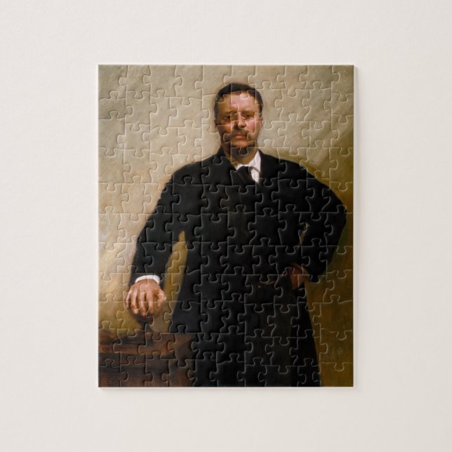 Puzzle Portrait de Theodore Roosevelt par John S. Sargent (Vertical)