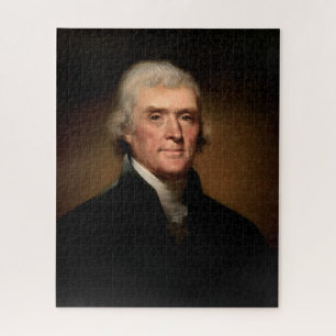 Puzzle Portrait de Thomas Jefferson (par Rembrandt Peale)