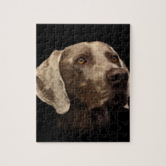 Puzzle Portrait de Weimaraner (Vertical)