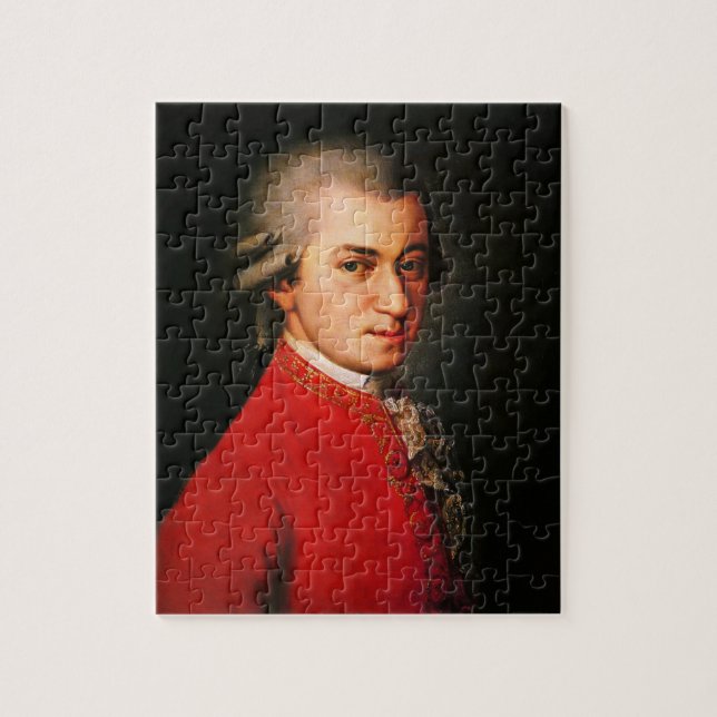 Puzzle Portrait de Wolfgang Amadeus Mozart (Vertical)