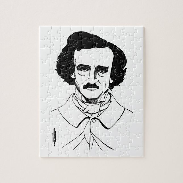 Puzzle Portrait d'Edgar Allan Poe (Vertical)