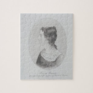 Puzzle Portrait d'Emily Bronte (1818-48) gravé par Wal