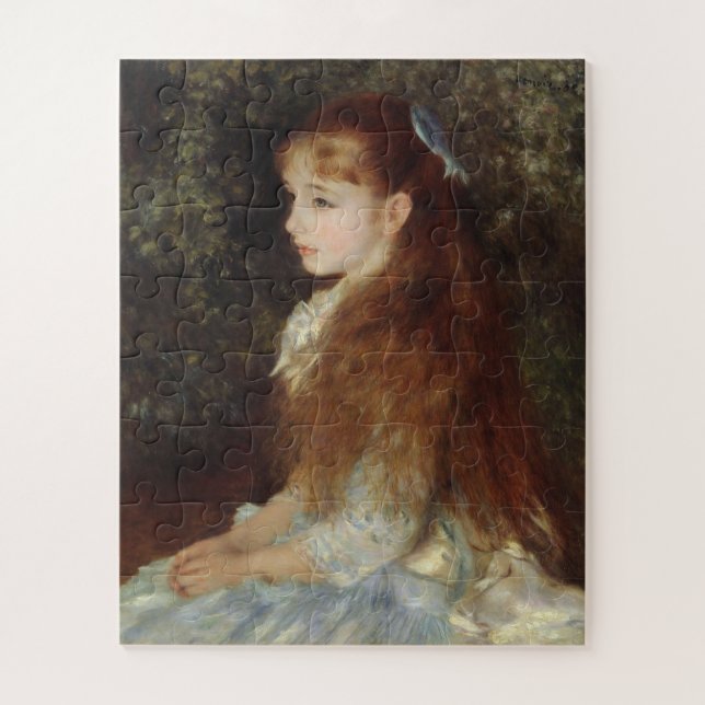 Puzzle Portrait d'Irène - Peinture impressionniste Renoir (Vertical)