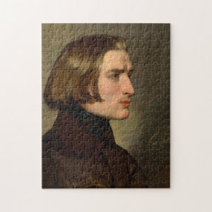 Puzzle Portrait du compositeur Franz Liszt, 1838