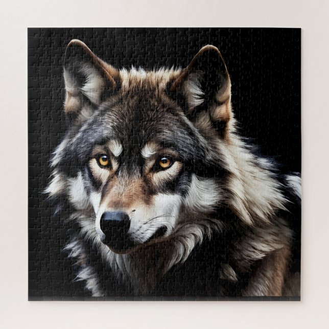 Puzzle Portrait du loup (Vertical)