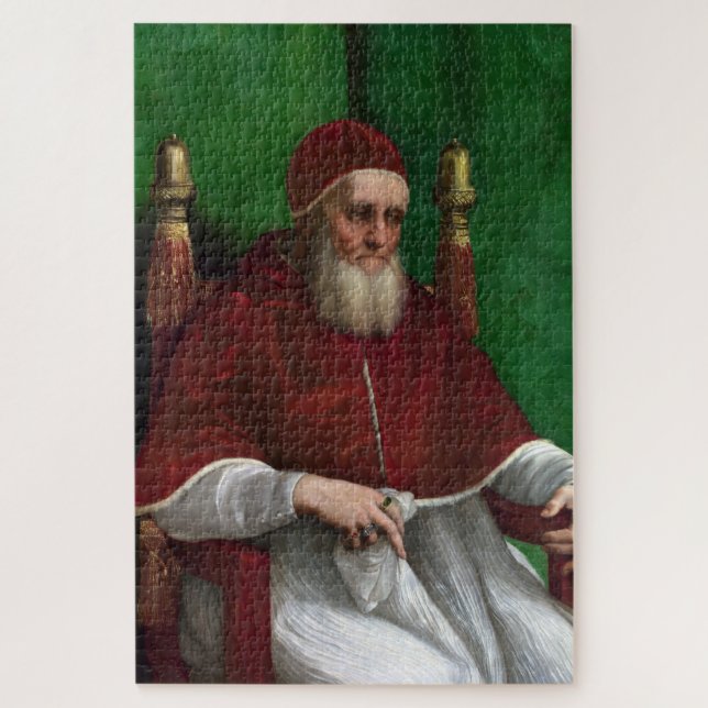 Puzzle Portrait du pape Julius II (par Raphael) (Vertical)