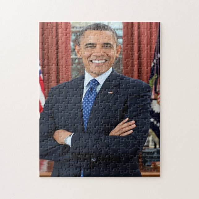 Puzzle Portrait du président Barack Obama (Vertical)