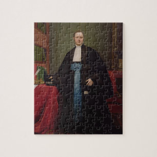 Puzzle Portrait d'un avocat dans sa bibliothèque, 1852