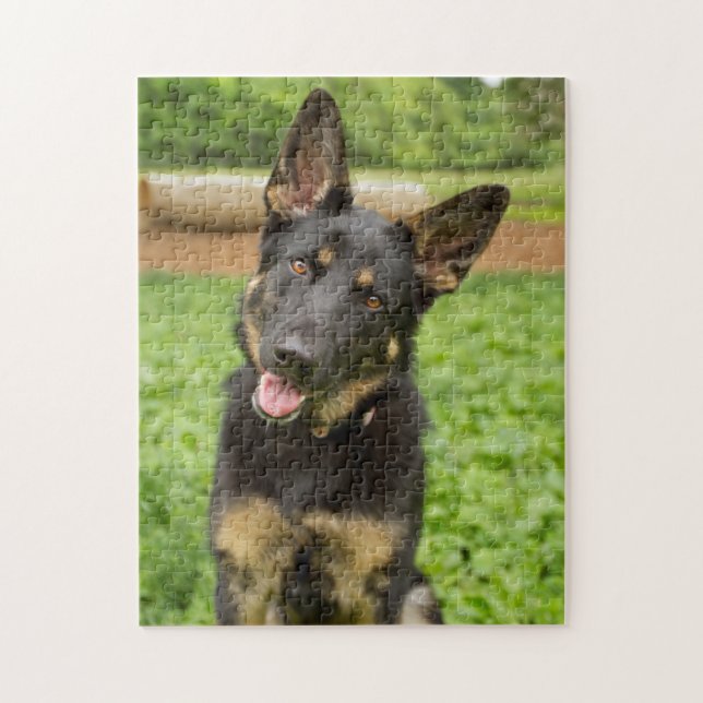 Puzzle Portrait d'un berger allemand (Vertical)