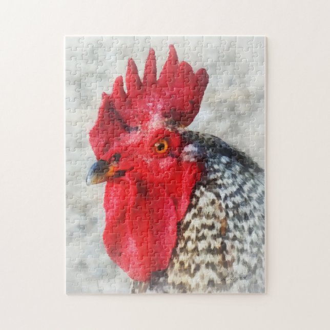 Puzzle Portrait d'un coq (Vertical)