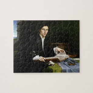Puzzle Portrait d'un monsieur dans son étude, 1528-30
