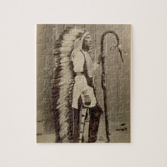 Puzzle Portrait d'un Natif américain de 'Buffalo Bill (Vertical)