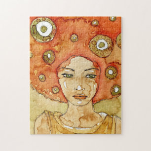 Puzzle Portrait d'une belle fille