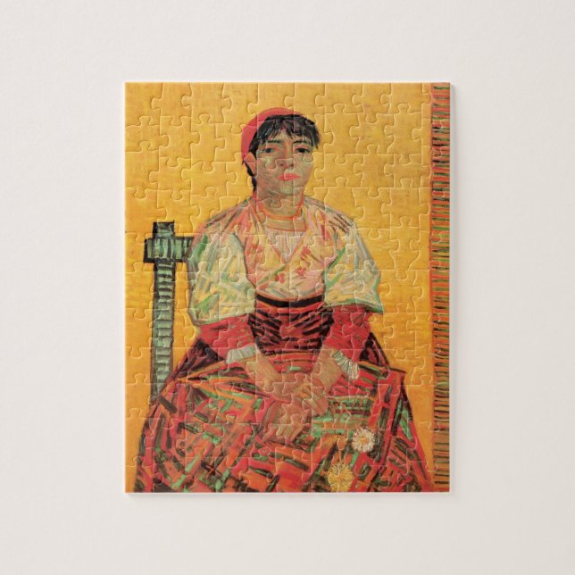Puzzle Portrait d'une femme italienne par Vincent van Gog (Vertical)