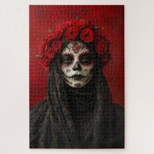 Puzzle Portrait d'une femme le jour des morts