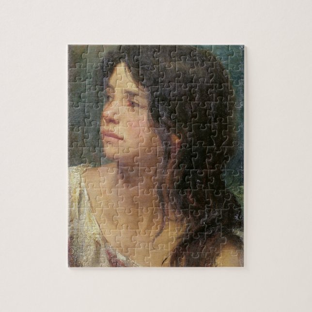 Puzzle Portrait d'une fille foncé-haired, 1867 (Vertical)
