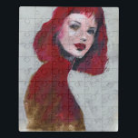 Puzzle Portrait Fem - Rouge<br><div class="desc">Fem Portrait I de Jennifer Paxton Parker. | 140912GG</div>