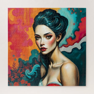 Puzzle Portrait femme Imaginaire