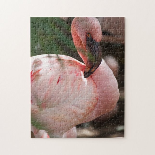 Puzzle Portrait Flamant rose (Vertical)