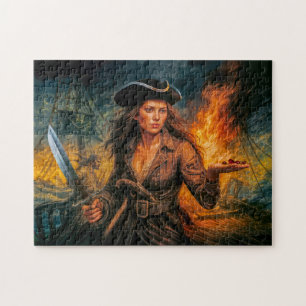 Puzzle Portrait légendaire de la pirate Anne Bonny