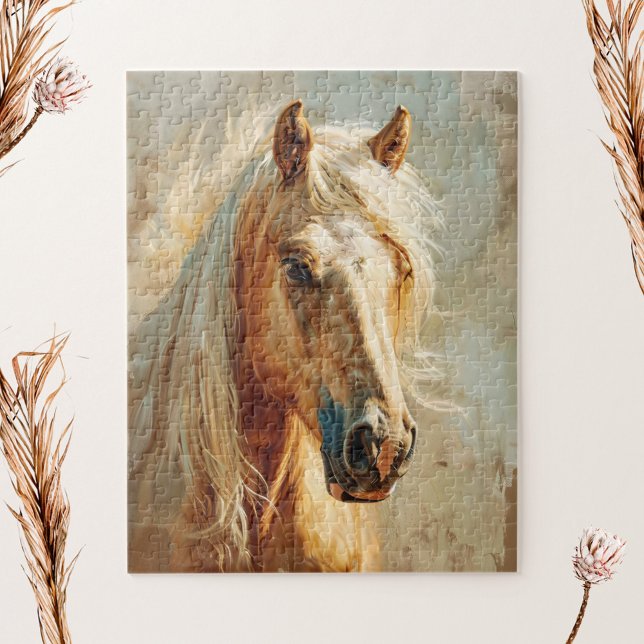 Puzzle Portrait Palomino Horse (Créateur téléchargé)