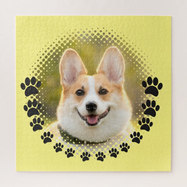 Puzzle Portrait personnalisé de chien (Vertical)