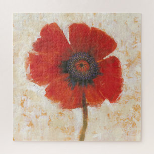 Puzzle Portrait Red Poppy