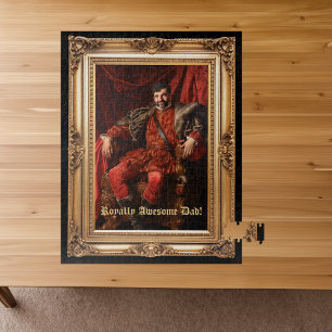 Puzzle Portrait Royal Personnalisé Photo Ornat