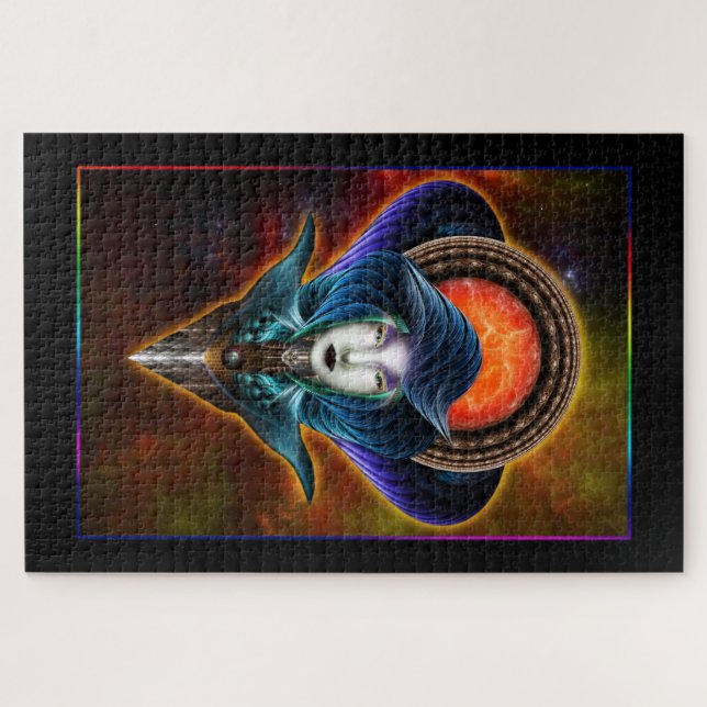 Puzzle Portrait Trilia Red Nebula (Horizontal)