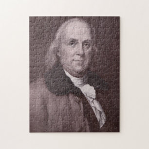 Puzzle Portrait vintage de Benjamin Franklin