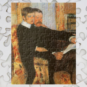 Puzzle Portrait vintage de père et fils par Mary Cassatt