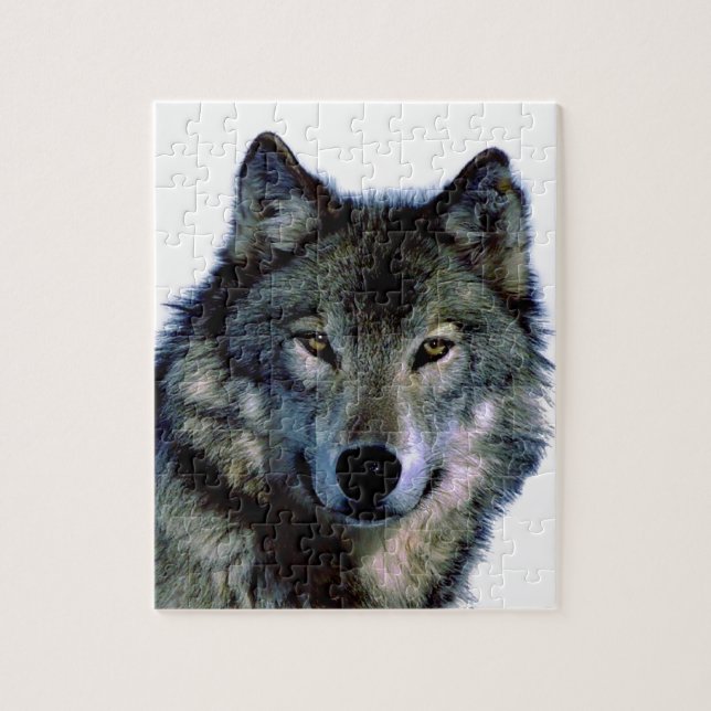 Puzzle Portrait Wolf (Vertical)