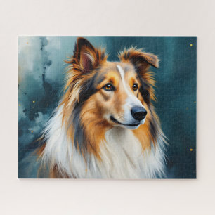 Puzzle Portraits de Rough Collie
