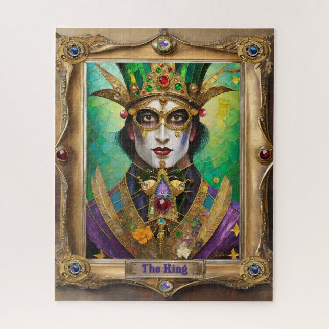 Puzzle Portraits du Royaume de Mardi Gras - Le Roi (Vertical)