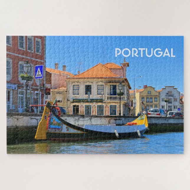 Puzzle Portugal : Aveiro et bateau (Horizontal)