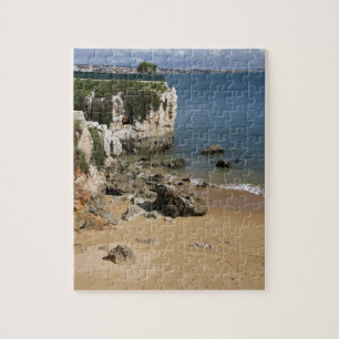 Puzzle Portugal, Cascais. Praia da Rainha, une plage de