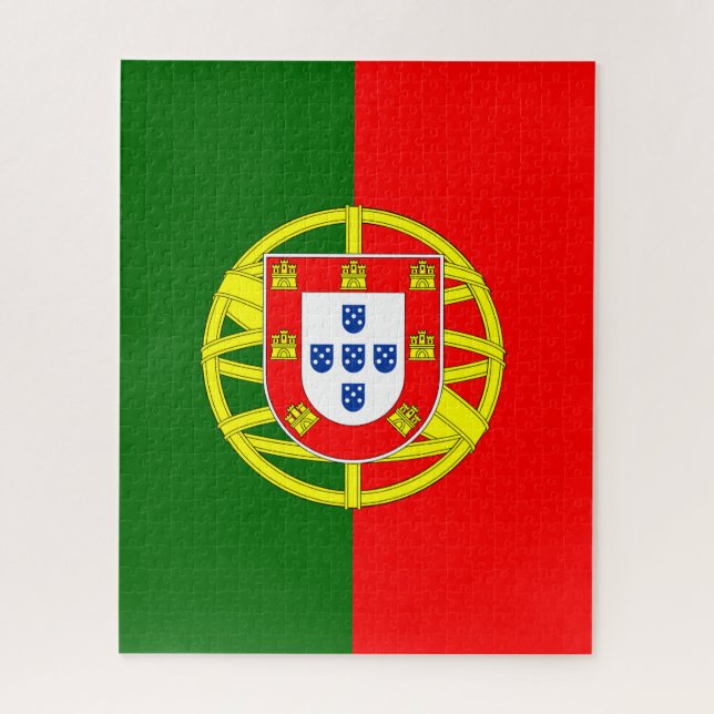 Puzzle Portugal flag Puzzle, 16" x 20", 520 pièces (Vertical)