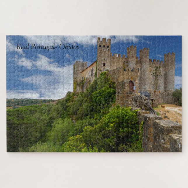 Puzzle Portugal réel - Obidos (Horizontal)