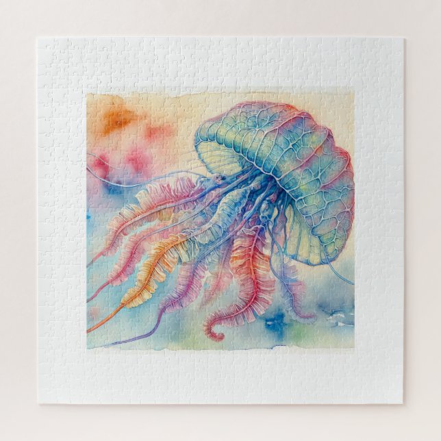 Puzzle Portuguese Man O War 180724AREF118 - Watercolor (Vertical)