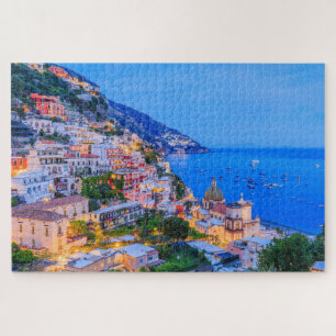 Puzzle Positano, Côte Amalfitaine, Italie.