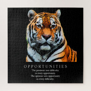 Puzzle Possibilités de motivation Citer Tigre