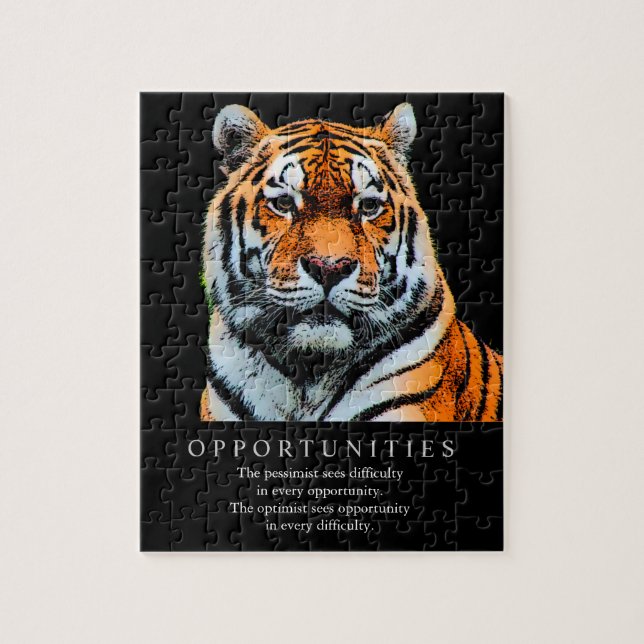 Puzzle Possibilités de motivation Citer Tigre (Vertical)