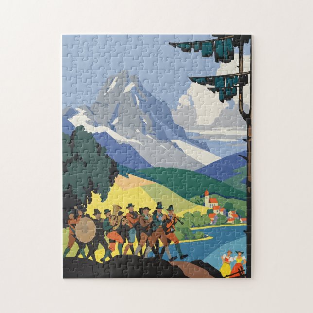 Puzzle Poster autrichien vintage (Vertical)