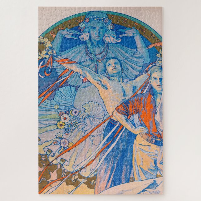 Puzzle Poster d'Alphonse Mucha pour le Sokol Festival (19 (Vertical)