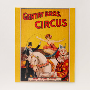 Puzzle Poster de cirque vintage